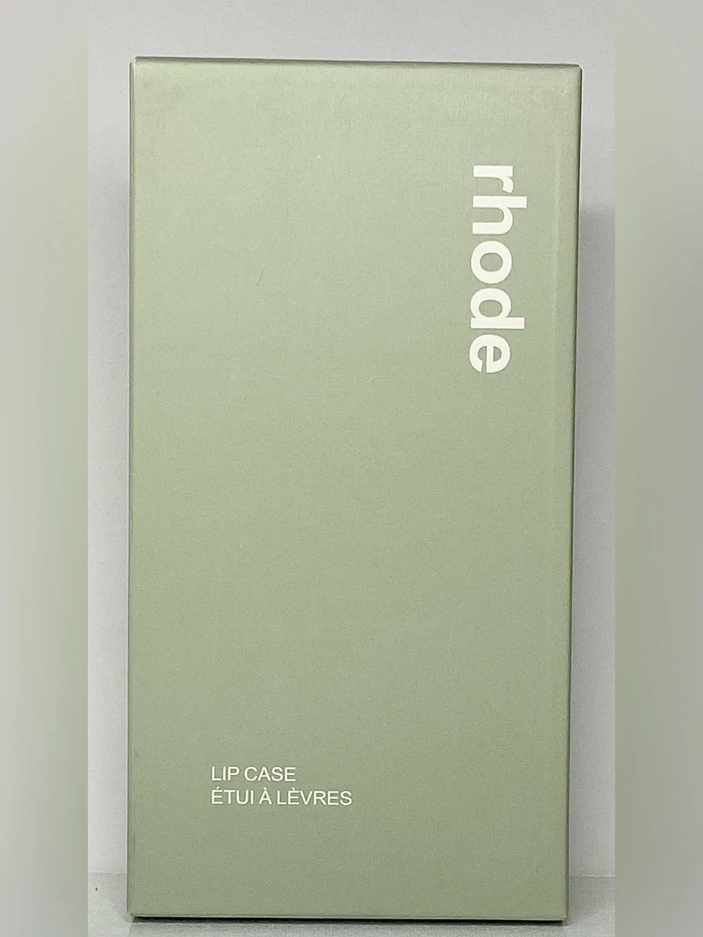 RHODE Phone Case Lip Case Box in Sage Green